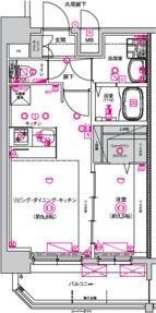 CREST TAPP浅間町（1004） 間取り図画像