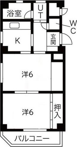 日興ビル（403） 間取り図画像