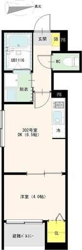 ハーモニーテラス　中村公園ヒルズ（302） 間取り図画像
