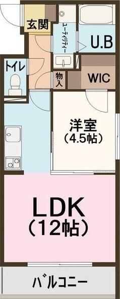 メープルコート（401） 間取り図画像