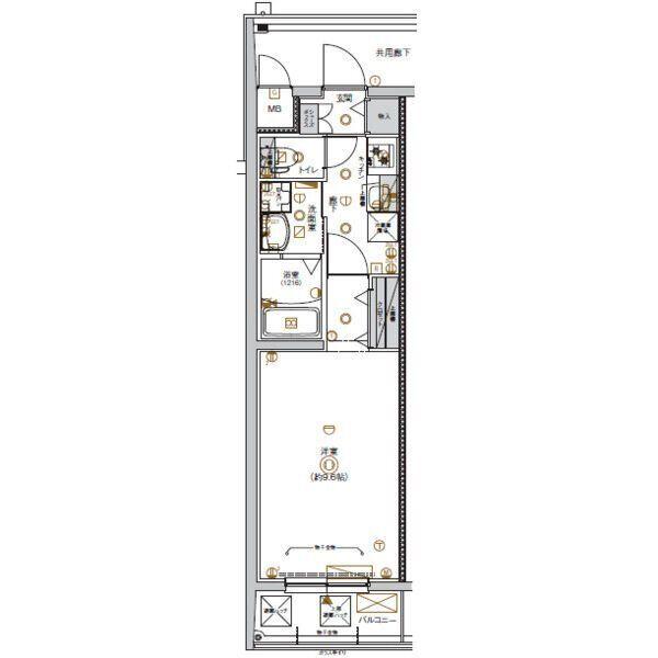 CREST TAPP太閤通（104） 間取り図画像