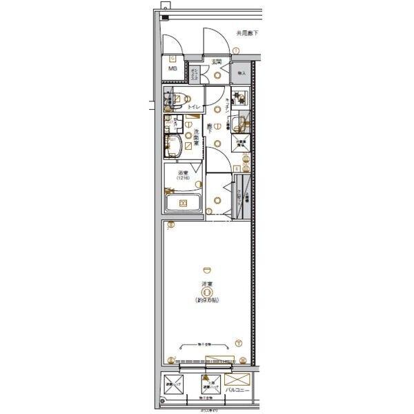 CREST TAPP太閤通（106） 間取り図画像