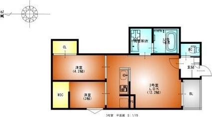 REGALEST THE 中村公園（103） 間取り図画像