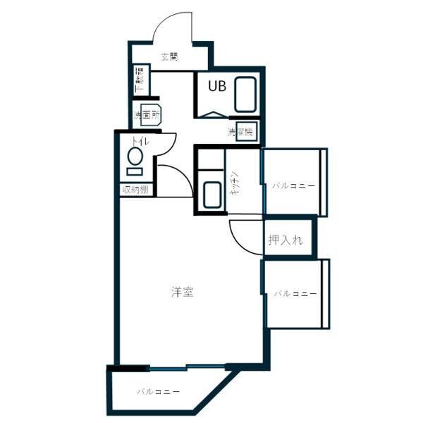 サンライズソブエ（7F） 間取り図画像