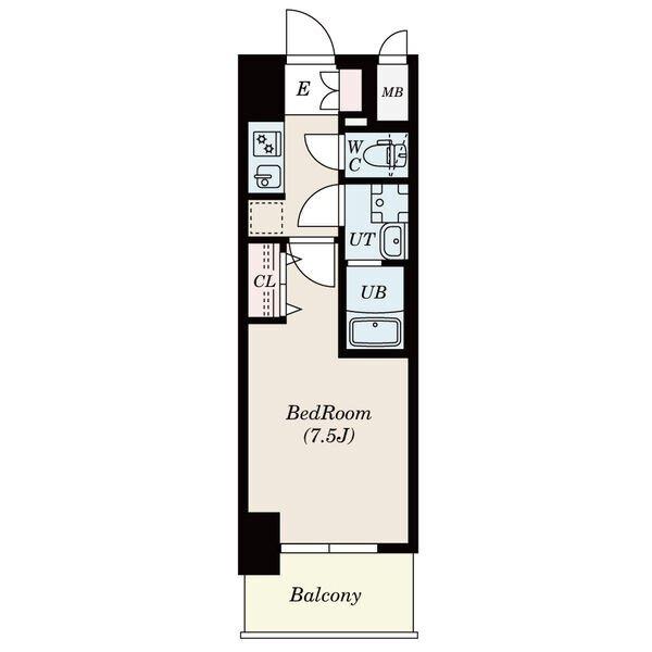 S-RESIDENCE豊国通（1403） 間取り図画像