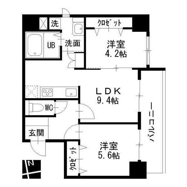 プライムコート（301） 間取り図画像