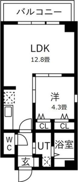 セントラルケーズ（401） 間取り図画像