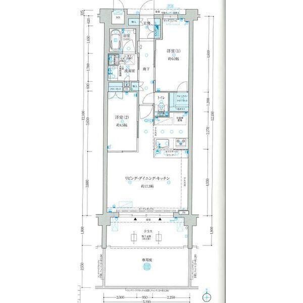 ドルチェヴィータ名古屋則武（107） 間取り図画像