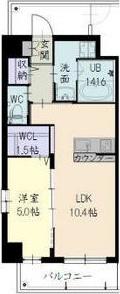 グランドソレイユ道下（403） 間取り図画像