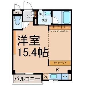 ブローバルコート名西（402） 間取り図画像