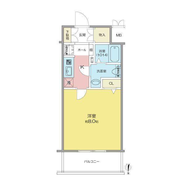 SHOKEN　Residence名古屋SOUTH（602） 間取り図画像