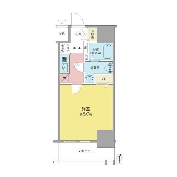 SHOKEN　Residence名古屋SOUTH（603） 間取り図画像