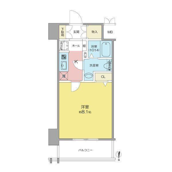 SHOKEN　Residence名古屋SOUTH（604） 間取り図画像