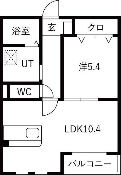 DELA松原（101） 間取り図画像