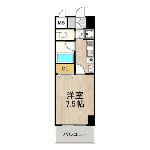 CITY SPIRE 名駅北（403） 間取り図画像
