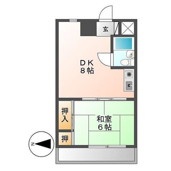 ラ・クール泉（408） 間取り図画像