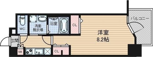 パルティール中村公園（201） 間取り図画像
