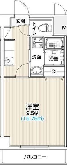 lives residence 太閤通（702） 間取り図画像