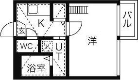 リバティー名駅（103） 間取り図画像