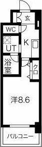 PURE RESIDENCE 名駅南（705） 間取り図画像