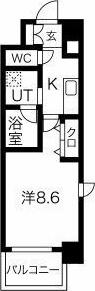 PURE RESIDENCE 名駅南（1101） 間取り図画像