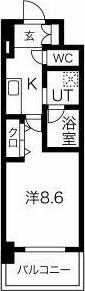 PURE RESIDENCE 名駅南（1204） 間取り図画像
