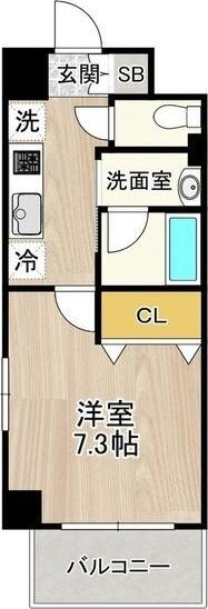 CITY SPIRE 名駅前（1103） 間取り図画像