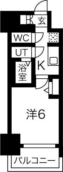 プレサンスNAGOYAシティオ（1007） 間取り図画像