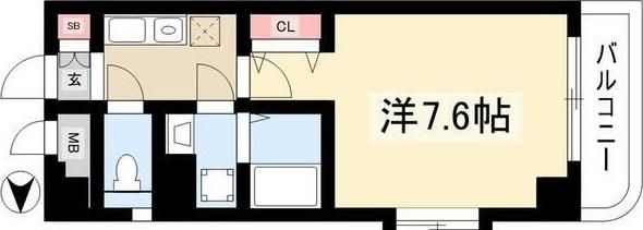 現代ハウス黄金（301） 間取り図画像