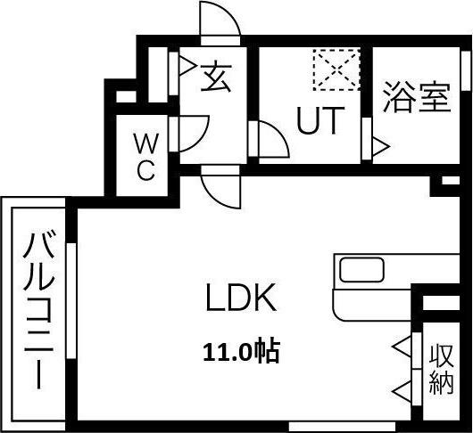 フォレストビレッジ大正町（102） 間取り図画像