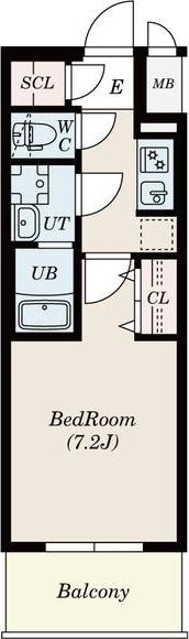 S-RESIDENCE豊国通（1104） 間取り図画像