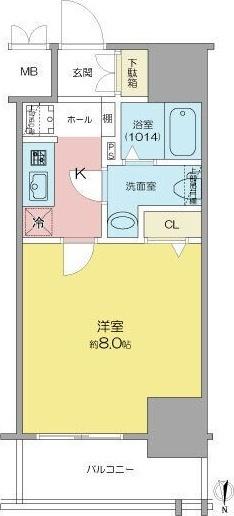 SHOKEN　Residence名古屋SOUTH（703） 間取り図画像