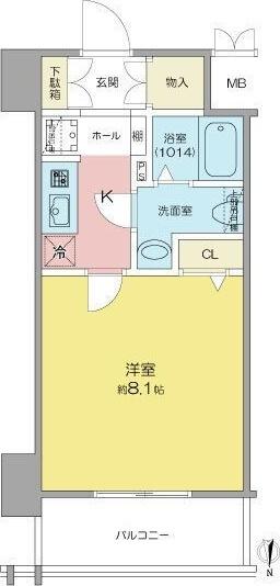 SHOKEN　Residence名古屋SOUTH（704） 間取り図画像