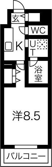 リシュドール名駅南（1502） 間取り図画像