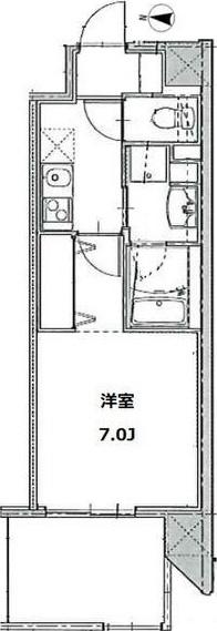 ジュール亀島（310） 間取り図画像