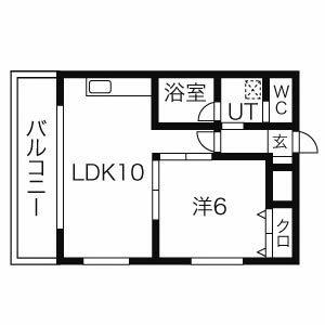 名古屋市東区泉マンション 間取り図画像