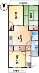 メゾンN&T（2B） 間取り図画像