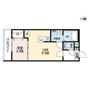 KBY　Futase（301） 間取り図画像