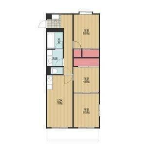 プレシアス赤城（501） 間取り図画像