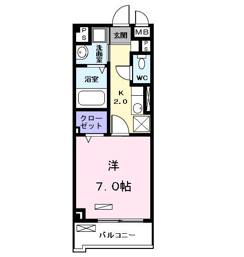プラシード　Ⅰ（202） 間取り図画像