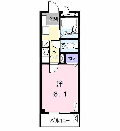 メゾンドティファニー（202） 間取り図画像