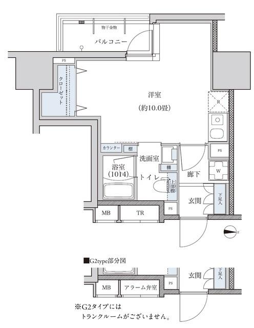 パークアクシス新栄（1310） 間取り図画像