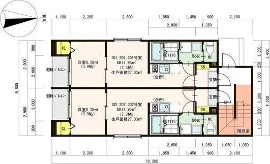 Okimi house（201） 地形図・案内図
