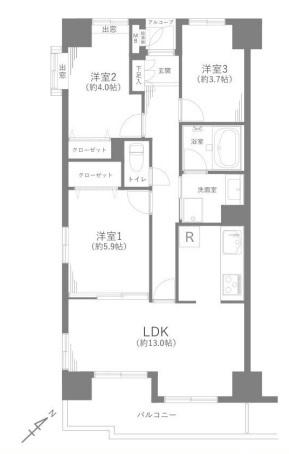 南東・南西角部屋☆日照・通風良好安心の新耐震基準☆管理体制良好