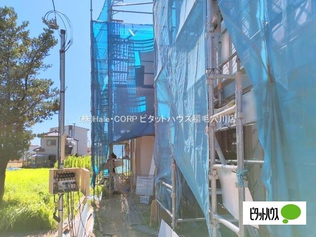 Ａ号棟は旗竿地！縦列２台駐車いただけます