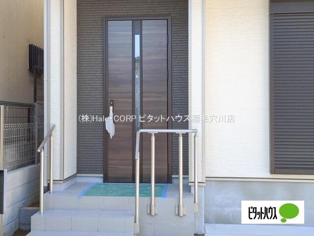 手すり付きで安心