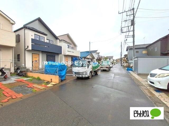 ゆったりとした前面道路