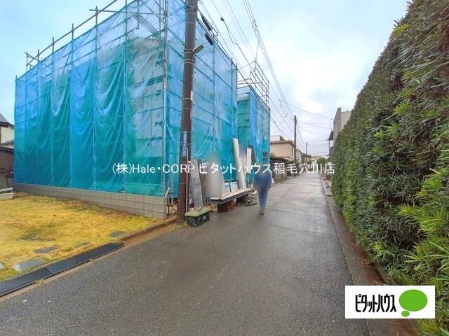 前面道路は車は行き止まり