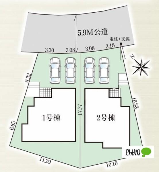 成田市吾妻８期　２号棟 眺望