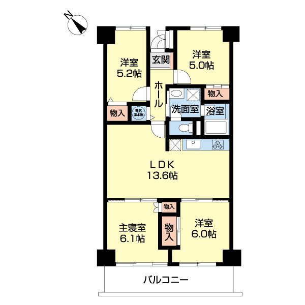 シャルム西千葉 間取り図画像